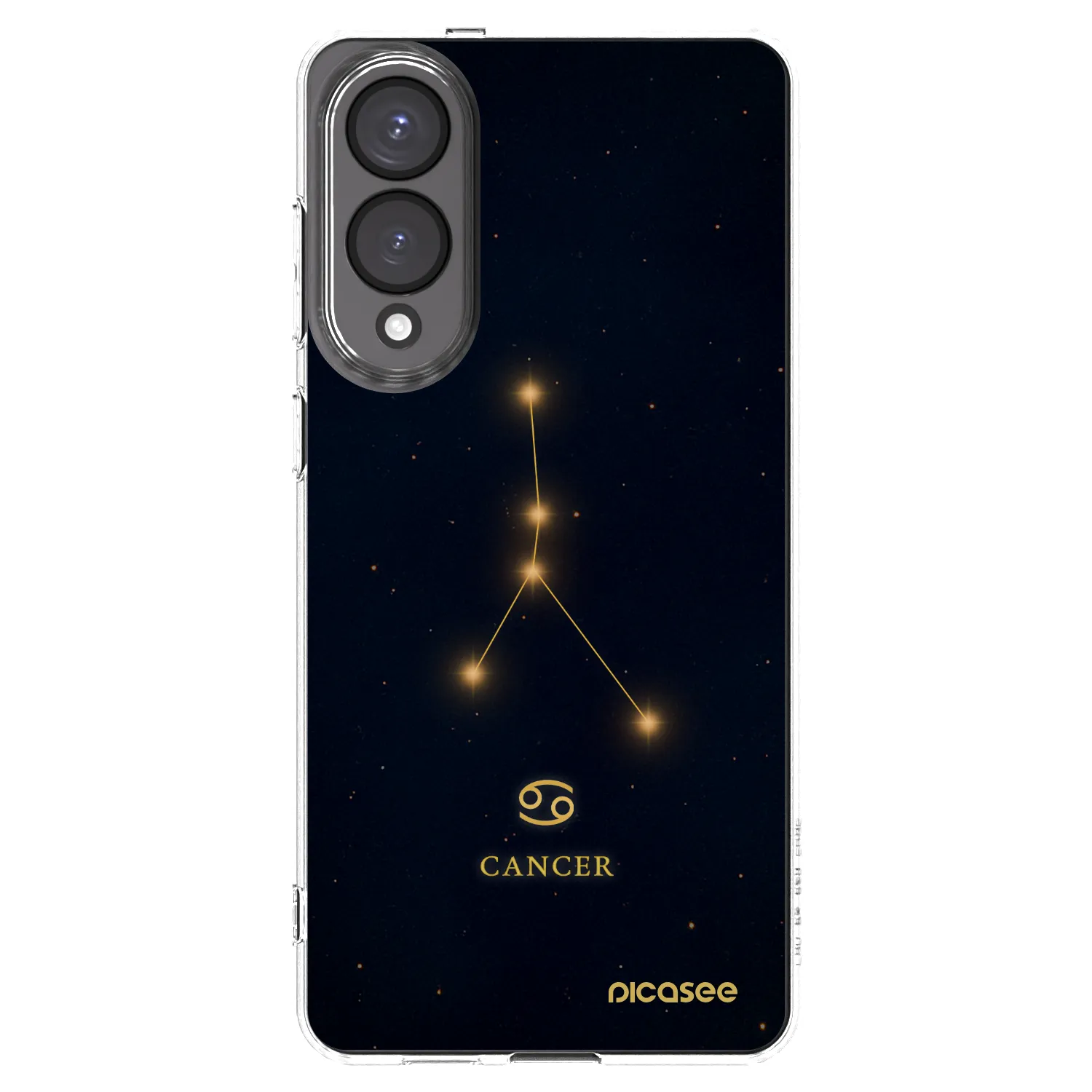 Picasee silikonowe przeźroczyste etui na Samsung Galaxy S25 Edge 5G - CANCER