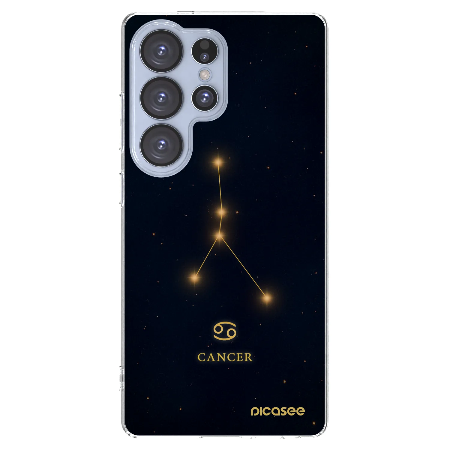 Picasee silikonowe przeźroczyste etui na Samsung Galaxy S25 Ultra 5G - CANCER