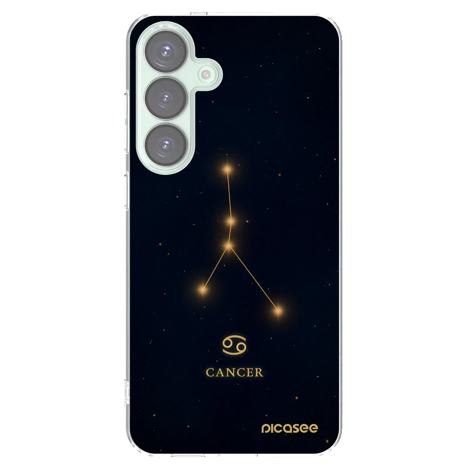Picasee silikonowe przeźroczyste etui na Samsung Galaxy S25+ 5G - CANCER