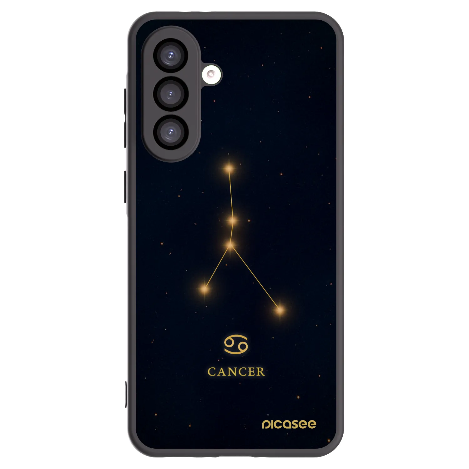 Picasee silikonowe czarne etui na Samsung Galaxy A26 5G A266B - CANCER