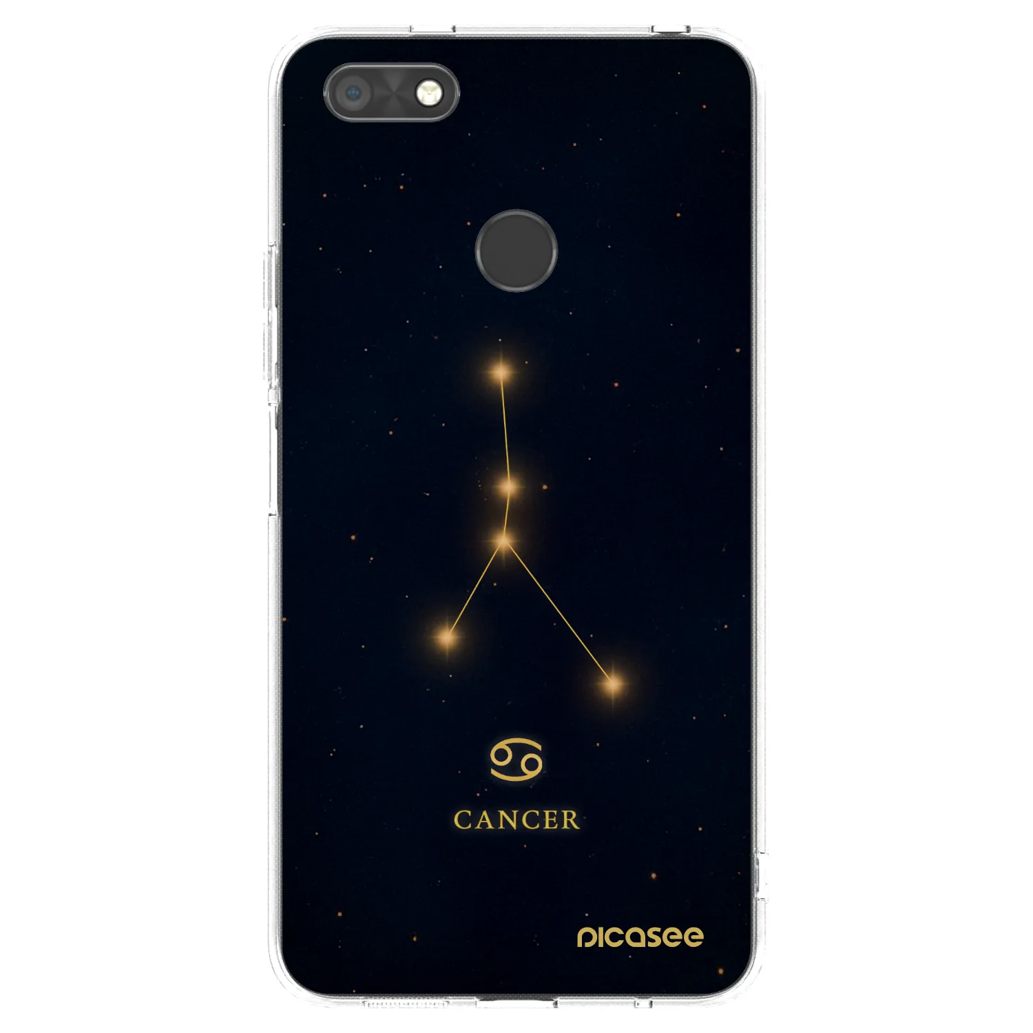 Picasee silikonowe przeźroczyste etui na Huawei P9 Lite Mini - CANCER