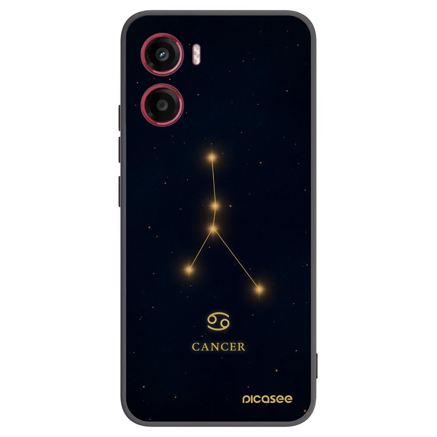 Picasee silikonowe czarne etui na Motorola Moto G05 - CANCER