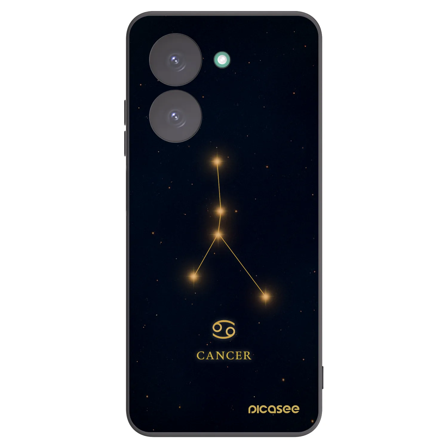 Picasee silikonowe czarne etui na Xiaomi Redmi A5 - CANCER