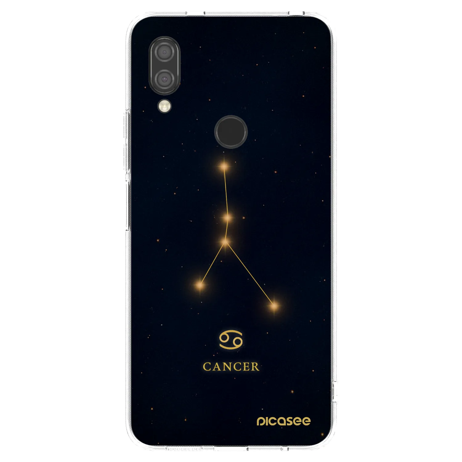 Picasee silikonowe przeźroczyste etui na Xiaomi Redmi 7 - CANCER