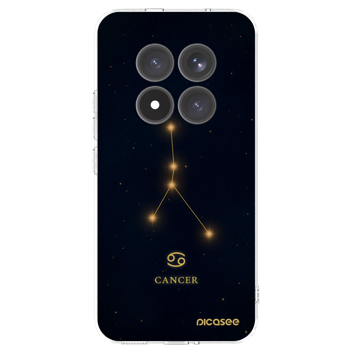 Picasee silikonowe przeźroczyste etui na Xiaomi Redmi Note 15 Pro+ - CANCER