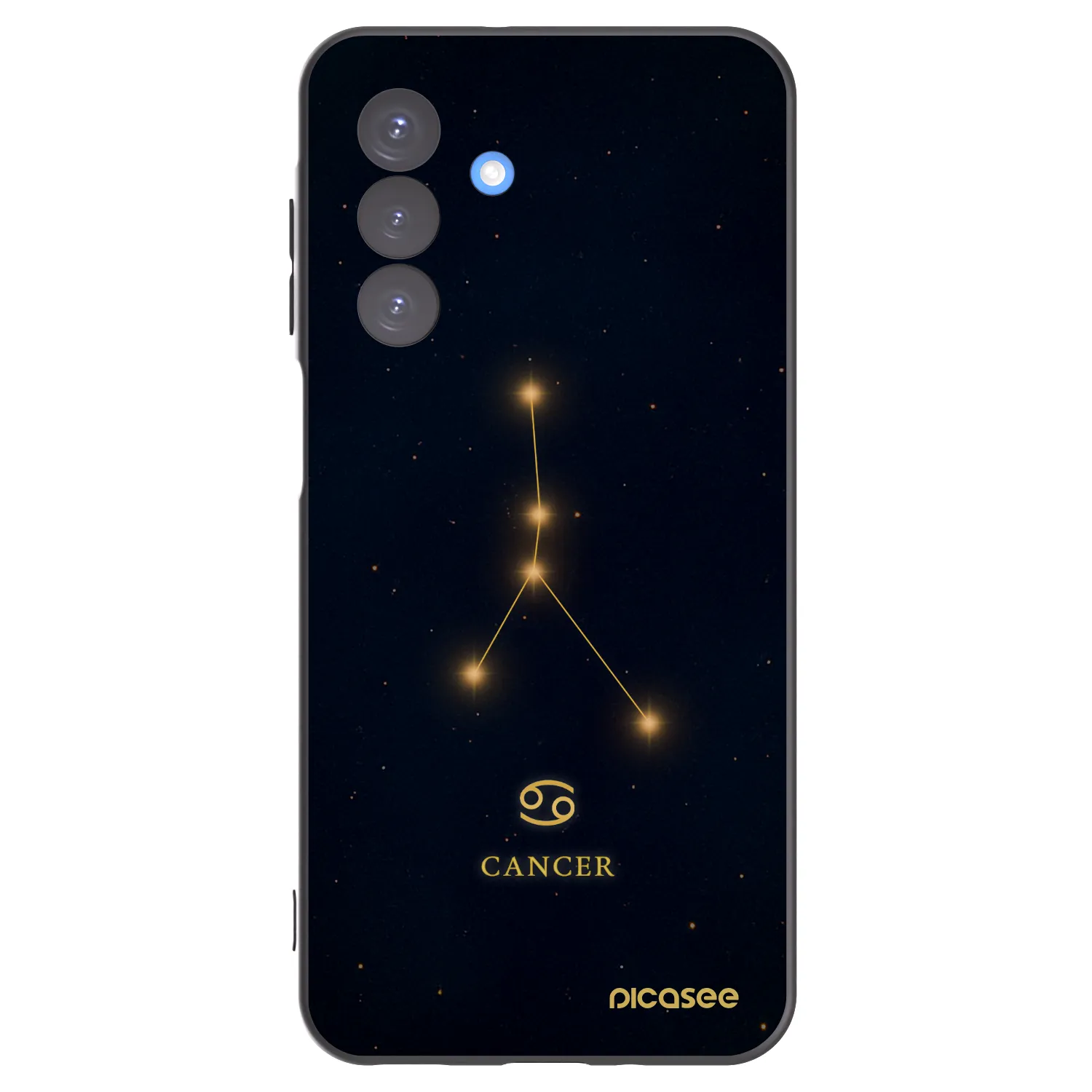 Picasee silikonowe czarne etui na Samsung Galaxy A17 5G - CANCER