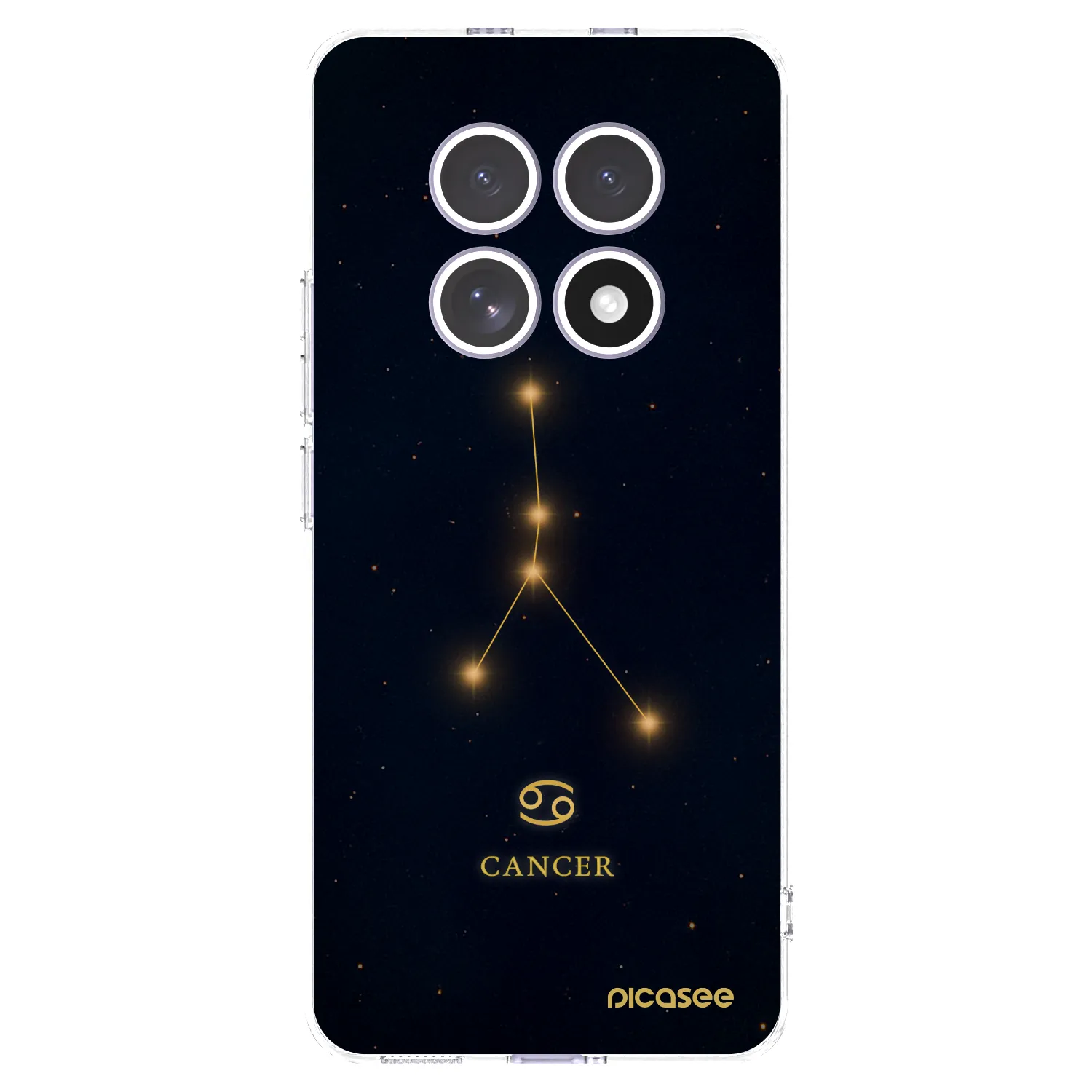 Picasee silikonowe przeźroczyste etui na Xiaomi Redmi Note 15 - CANCER