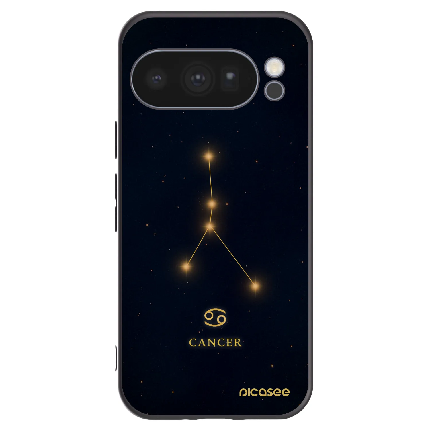 Picasee silikonowe czarne etui na Google Pixel 10 Pro - CANCER