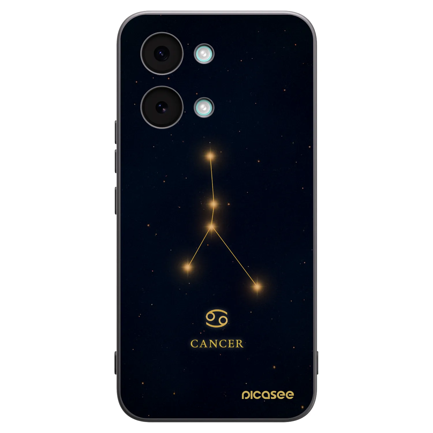 Picasee silikonowe czarne etui na Xiaomi Poco X8 Pro Max - CANCER