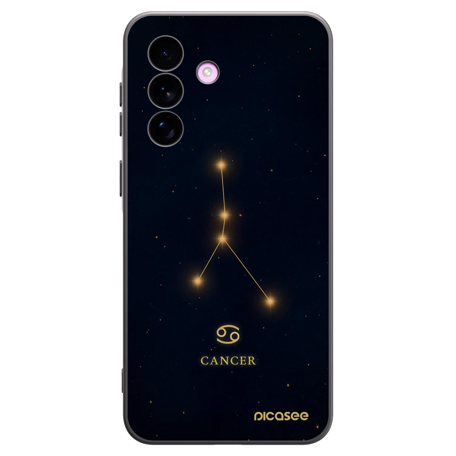 Picasee silikonowe czarne etui na Samsung Galaxy A57 5G - CANCER