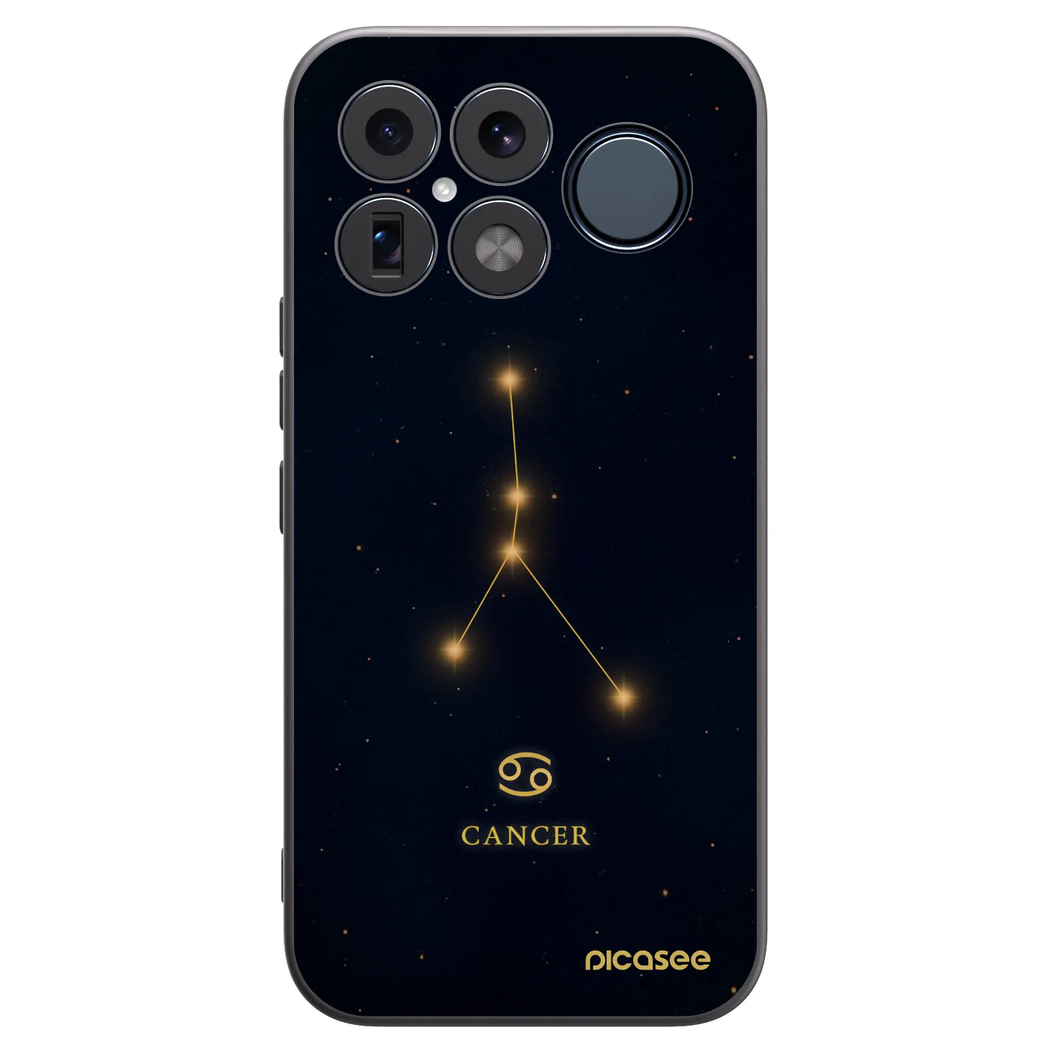 Picasee silikonowe czarne etui na Xiaomi Poco F8 Ultra - CANCER