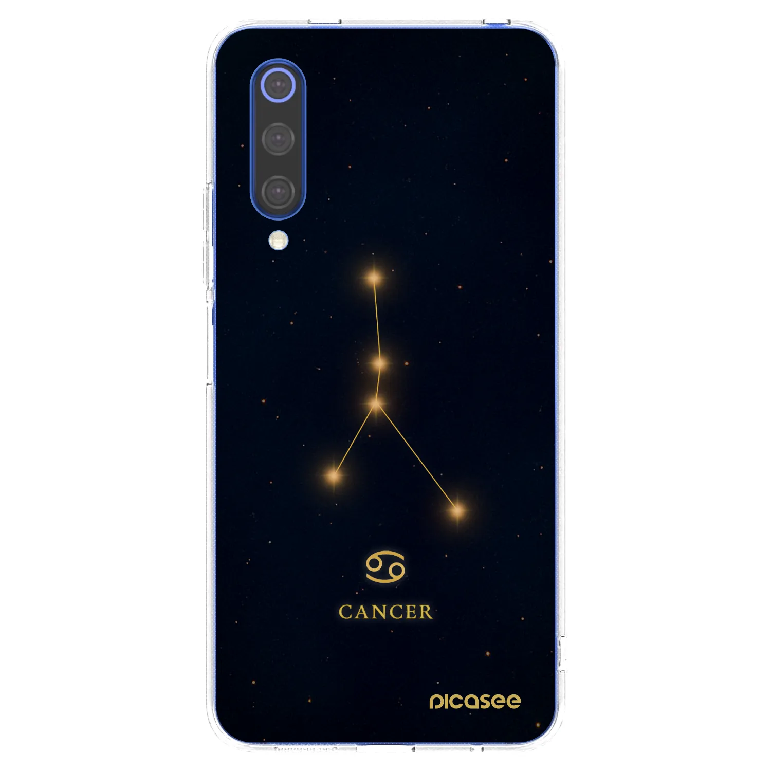 Picasee silikonowe przeźroczyste etui na Xiaomi Mi 9 SE - CANCER