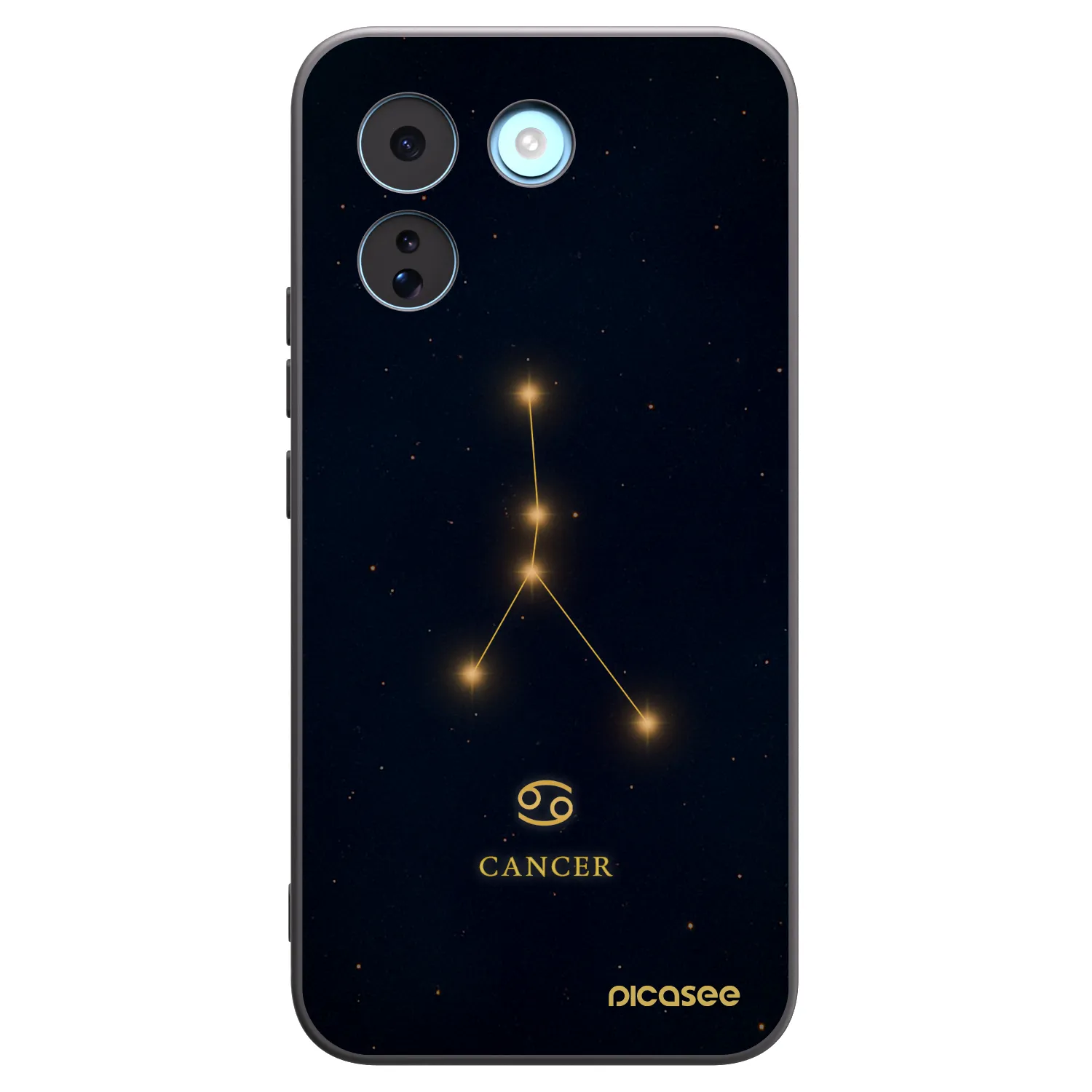 Picasee silikonowe czarne etui na Xiaomi Redmi Note 17 Pro MAX 5G - CANCER
