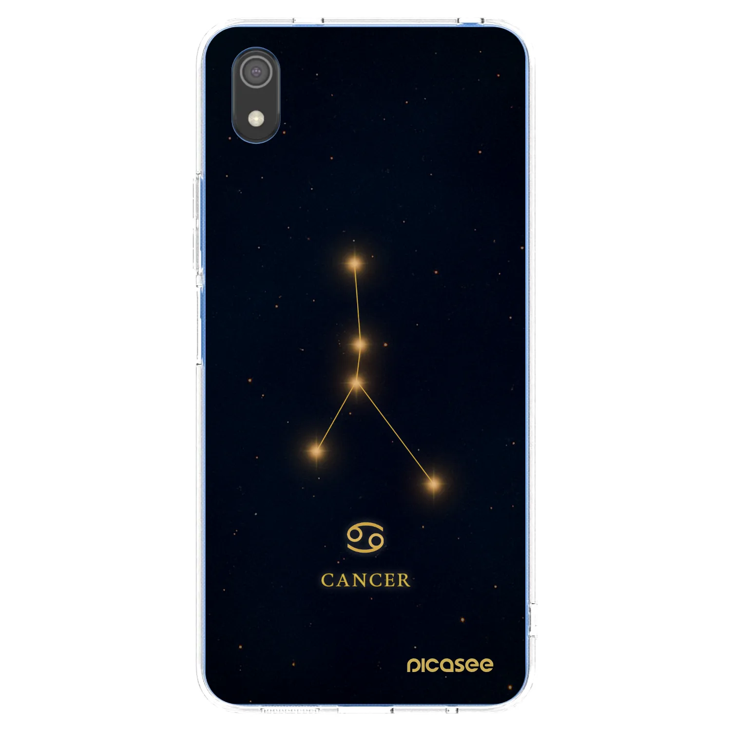 Picasee silikonowe przeźroczyste etui na Xiaomi Redmi 7A - CANCER
