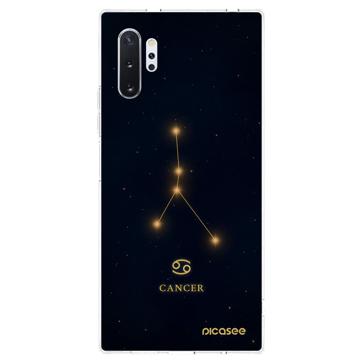 Picasee silikonowe przeźroczyste etui na Samsung Galaxy Note 10+ N975F - CANCER
