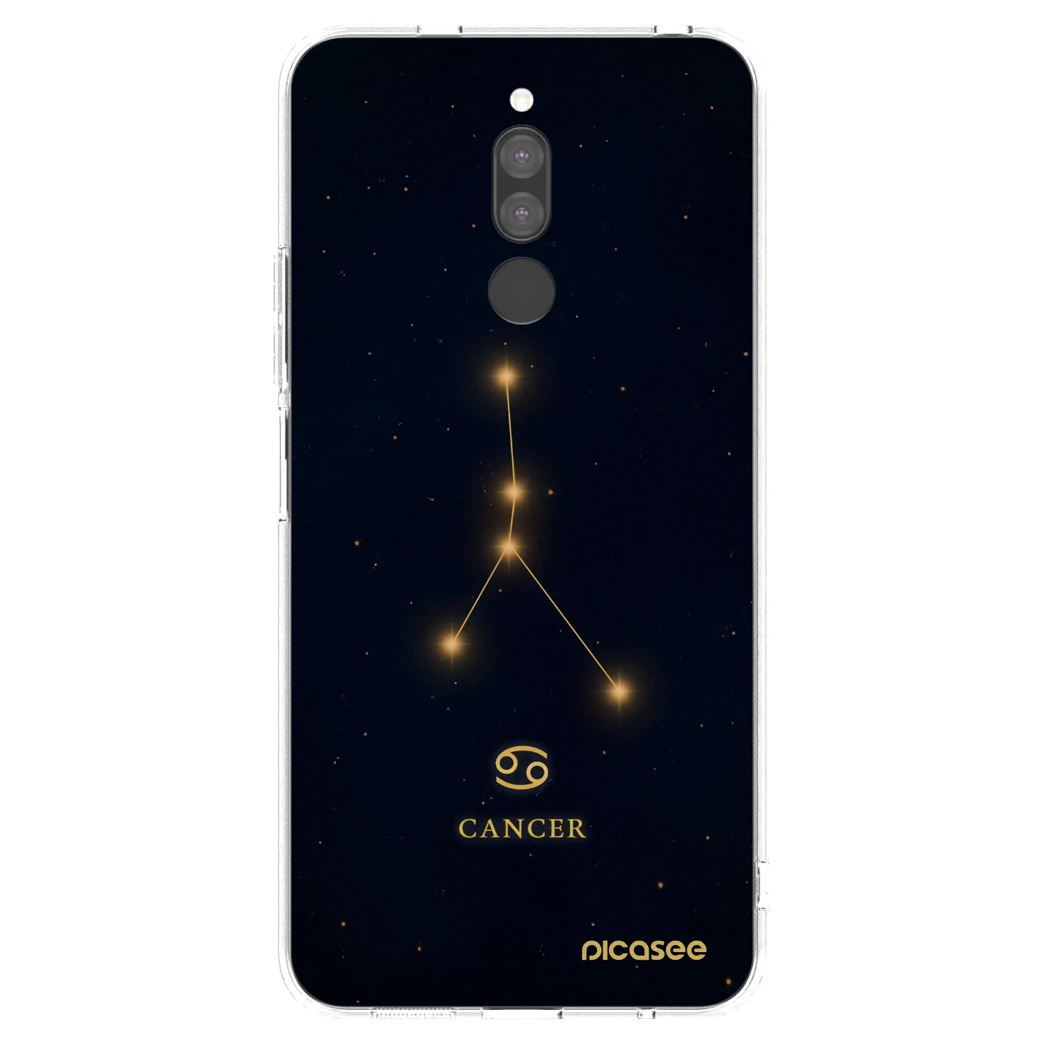 Picasee silikonowe przeźroczyste etui na Xiaomi Redmi 8 - CANCER