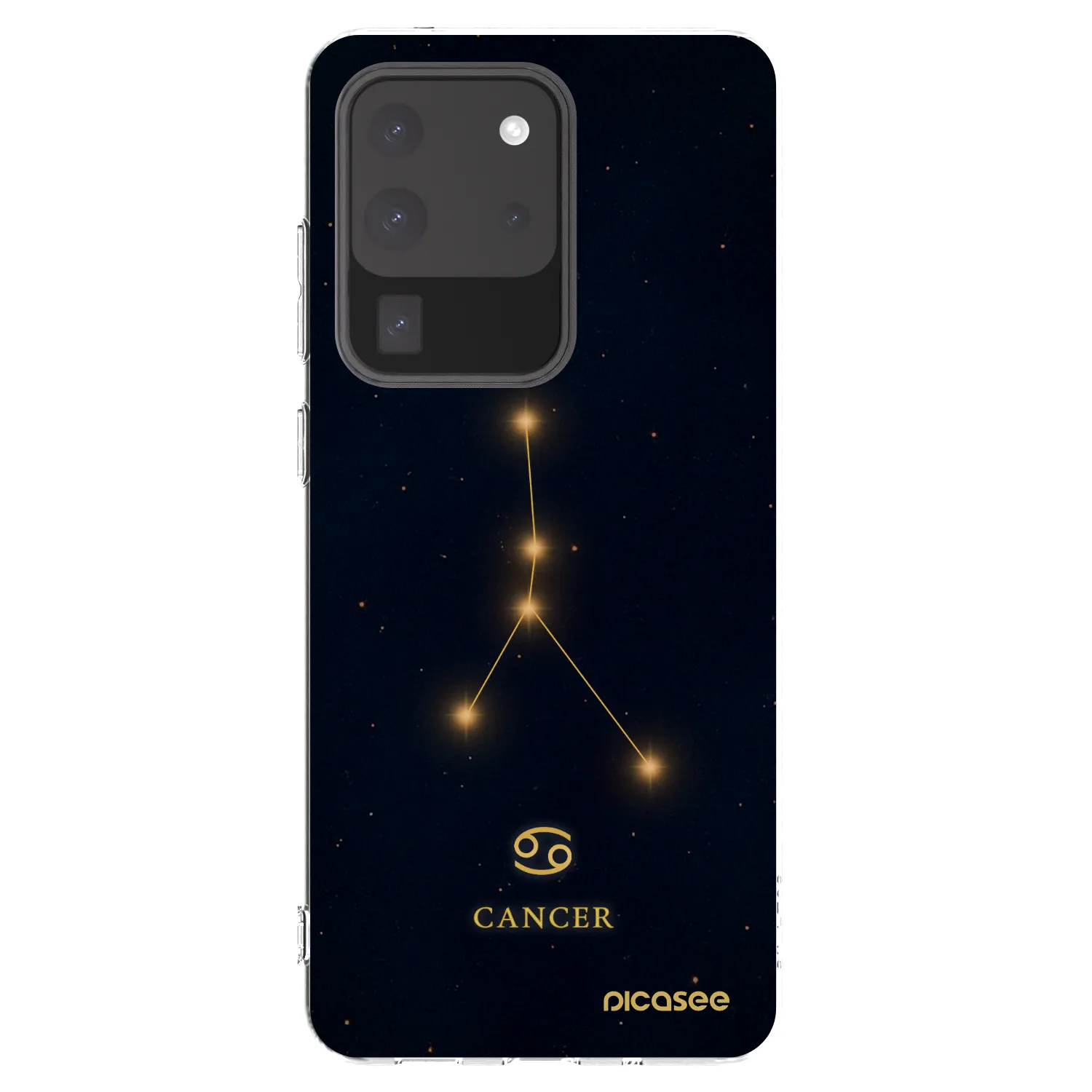 Picasee silikonowe przeźroczyste etui na Samsung Galaxy S20 Ultra 5G G988F - CANCER