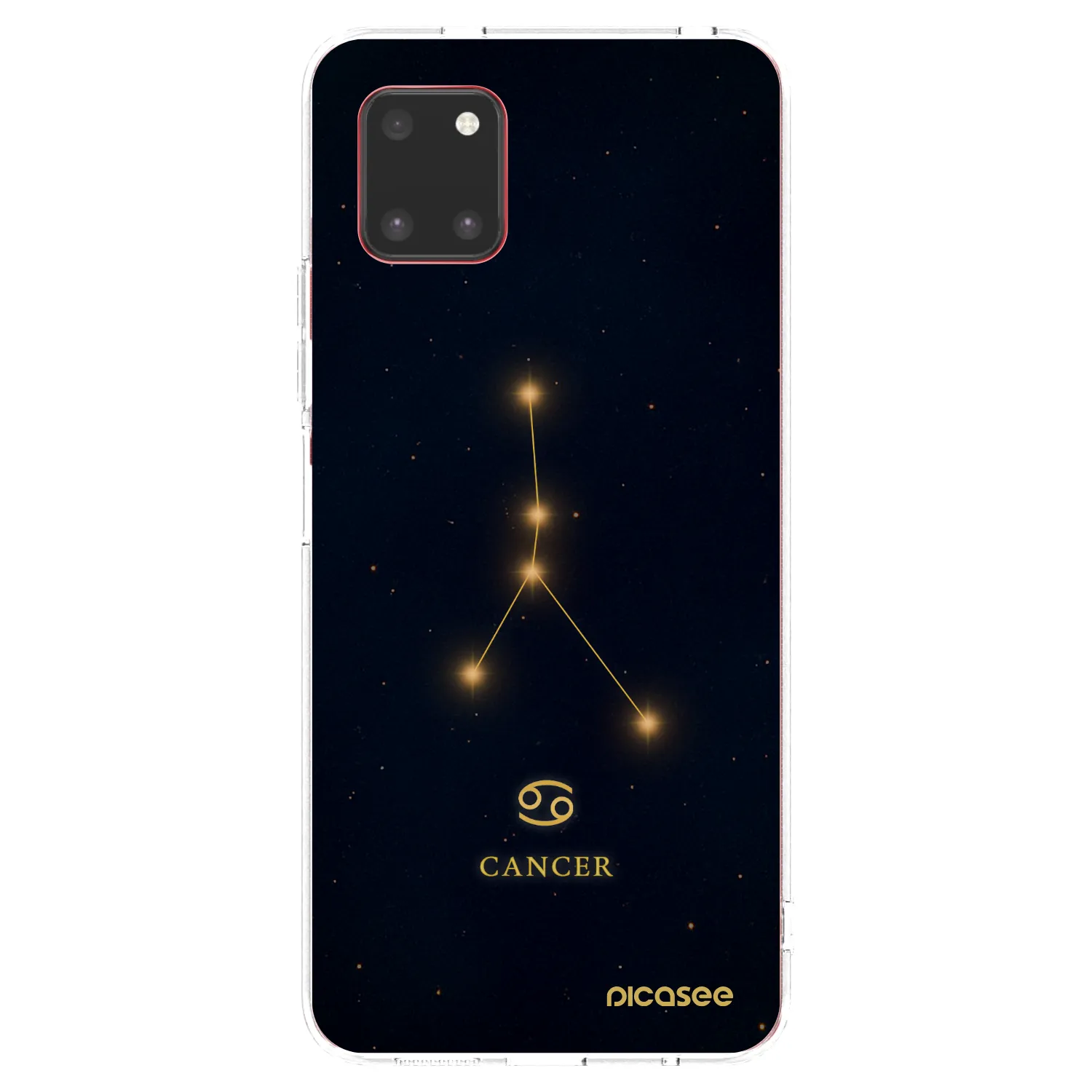 Picasee silikonowe przeźroczyste etui na Samsung Galaxy Note 10 Lite N770F - CANCER