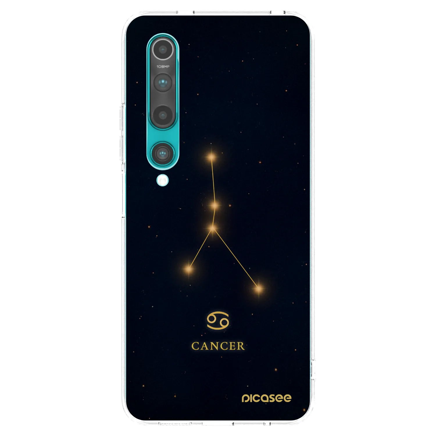 Picasee silikonowe przeźroczyste etui na Xiaomi Mi 10 - CANCER