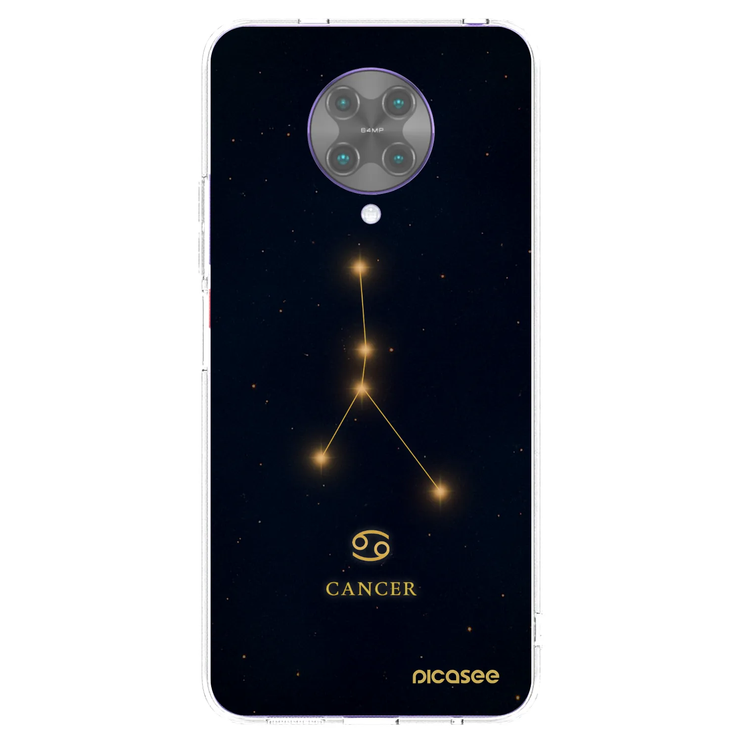Picasee silikonowe przeźroczyste etui na Xiaomi Poco F2 Pro - CANCER