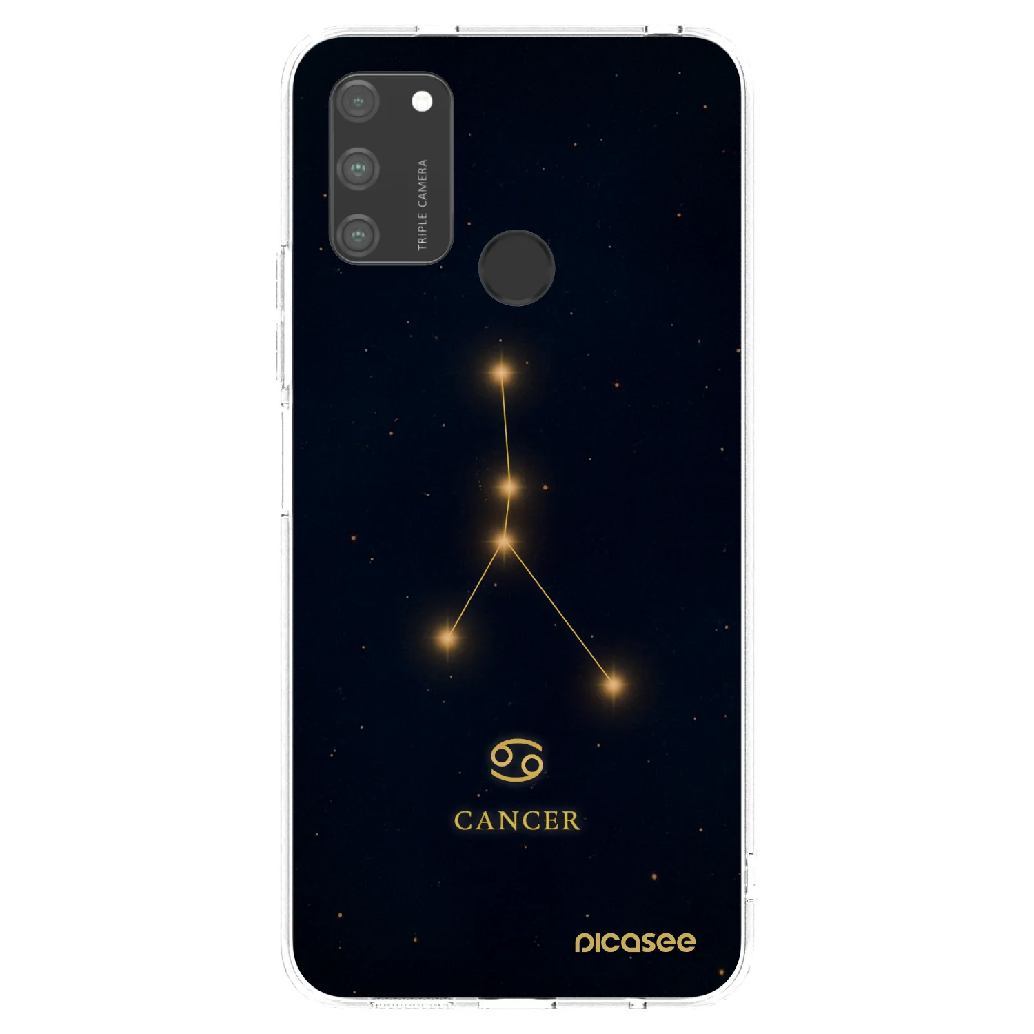 Picasee silikonowe przeźroczyste etui na Honor 9A - CANCER