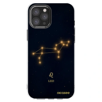 Picasee silikonowe przeźroczyste etui na Apple iPhone 12 Pro Max - LEO