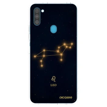 Picasee silikonowe przeźroczyste etui na Samsung Galaxy M11 - LEO