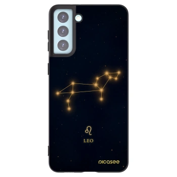 Picasee silikonowe czarne etui na Samsung Galaxy S21+ 5G G996F - LEO