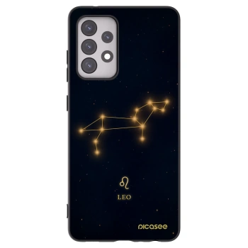 Picasee silikonowe czarne etui na Samsung Galaxy A52 5G A525F - LEO