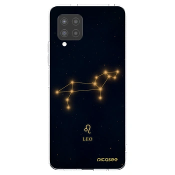 Picasee silikonowe przeźroczyste etui na Samsung Galaxy A42 A426B - LEO