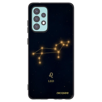Picasee silikonowe czarne etui na Samsung Galaxy A72 A725F - LEO