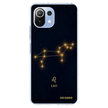 Picasee silikonowe przeźroczyste etui na Xiaomi Mi 11 Lite - LEO