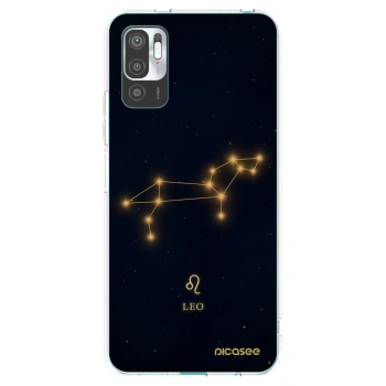 Picasee silikonowe przeźroczyste etui na Xiaomi Redmi Note 10 5G - LEO