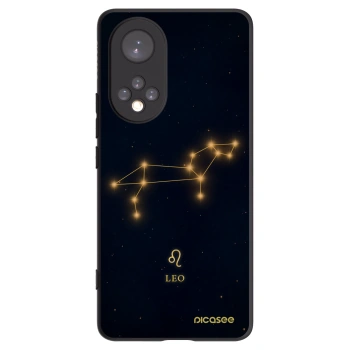 Picasee silikonowe czarne etui na Huawei Nova 9 - LEO