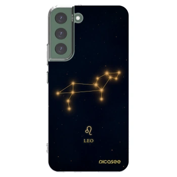 Picasee silikonowe przeźroczyste etui na Samsung Galaxy S22+ 5G - LEO