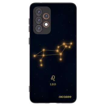 Picasee silikonowe czarne etui na Samsung Galaxy A33 5G A336 - LEO