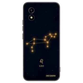 Picasee silikonowe czarne etui na Vivo Y01 - LEO
