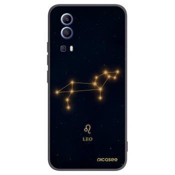 Picasee silikonowe czarne etui na Vivo Y52 5G - LEO