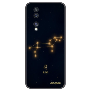 Picasee silikonowe czarne etui na Honor 70 - LEO