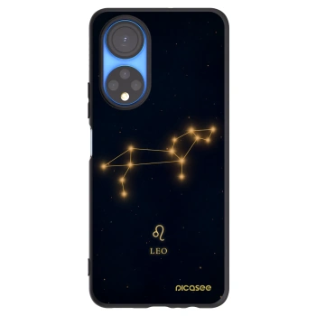 Picasee silikonowe czarne etui na Honor X7 - LEO