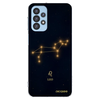 Picasee silikonowe przeźroczyste etui na Samsung Galaxy A23 A235F 4G - LEO