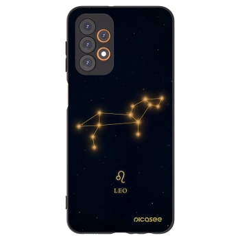 Picasee silikonowe czarne etui na Samsung Galaxy A23 A236B 5G - LEO