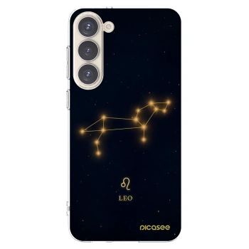 Picasee silikonowe przeźroczyste etui na Samsung Galaxy S23+ 5G - LEO