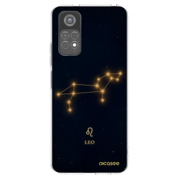 Picasee silikonowe przeźroczyste etui na Xiaomi Redmi Note 11S 5G - LEO