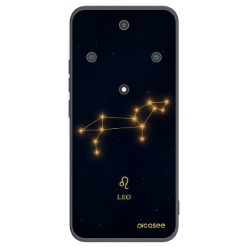 Picasee silikonowe czarne etui na Honor Magic5 Lite 5G - LEO