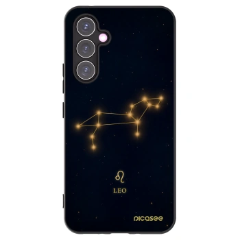 Picasee silikonowe czarne etui na Samsung Galaxy A54 5G A546B - LEO