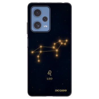 Picasee silikonowe czarne etui na Xiaomi Redmi Note 12 Pro 5G - LEO