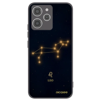 Picasee silikonowe czarne etui na Xiaomi Redmi 12 4G - LEO