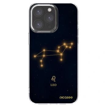 Picasee silikonowe przeźroczyste etui na Apple iPhone 15 Pro Max - LEO