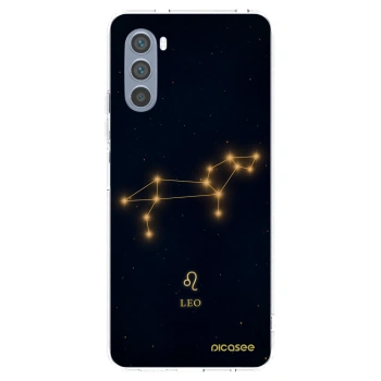 Picasee silikonowe przeźroczyste etui na Motorola Moto G62 - LEO